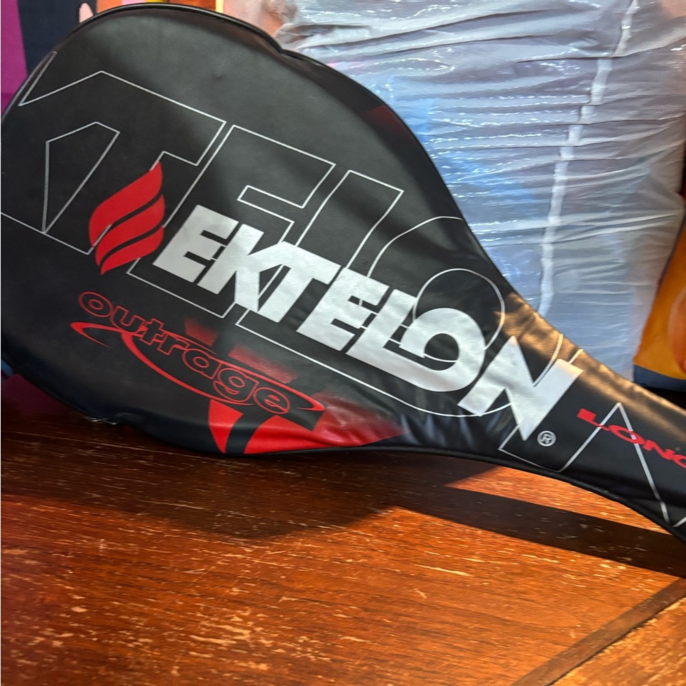 Ektelon racket and cover
